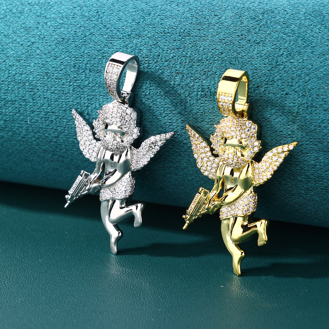 Holy Shooter Pendant - (White Gold)【無料ネックレス付属】