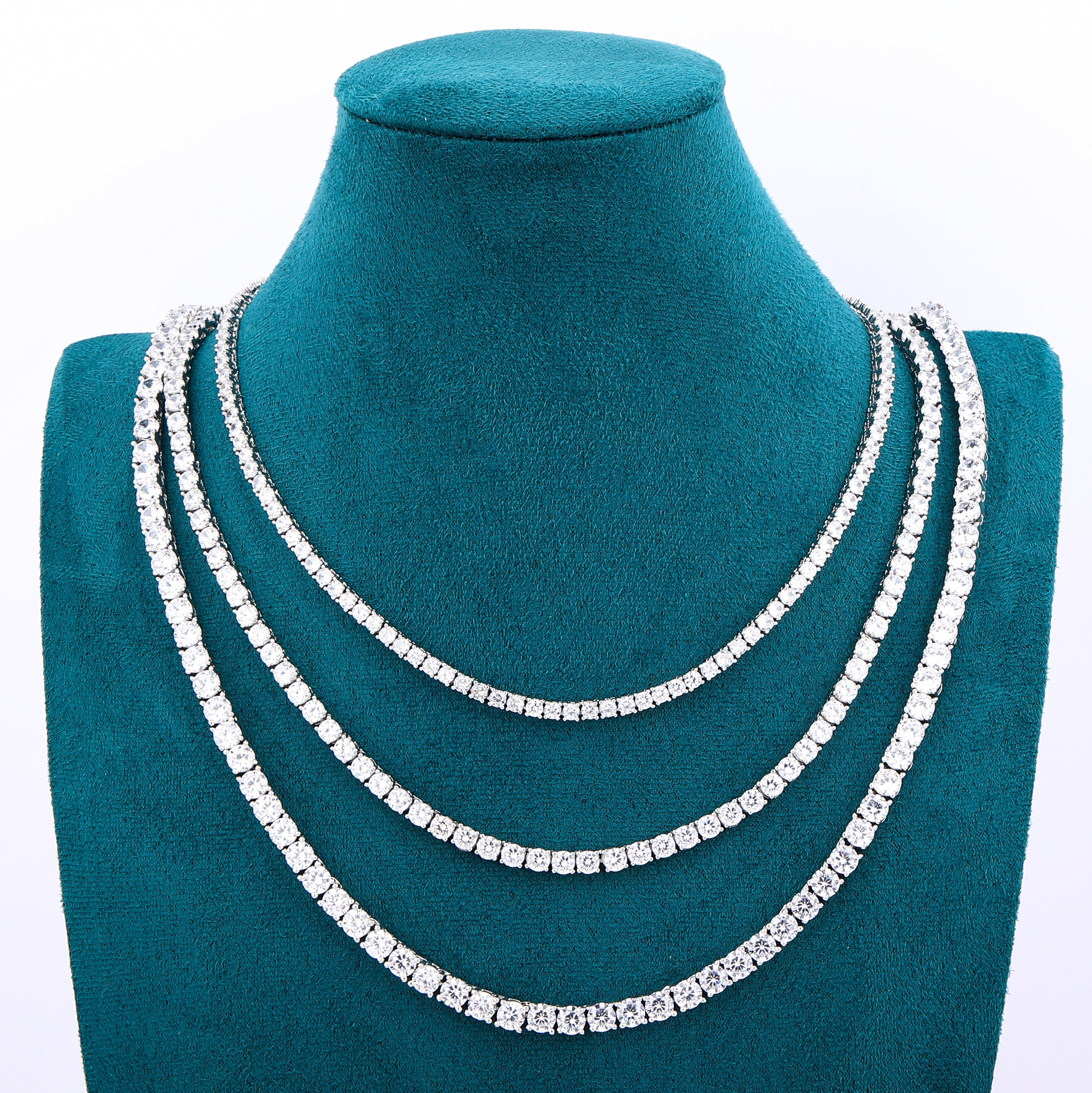 Tennis Chain - 5mm (White Gold) – EMPIRE HOLLYWOOD