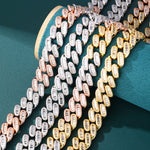 ギャラリービューアに画像を読み込み、【新商品】Duality Cuban Chain - 15mm (White Gold × Rose Gold)
