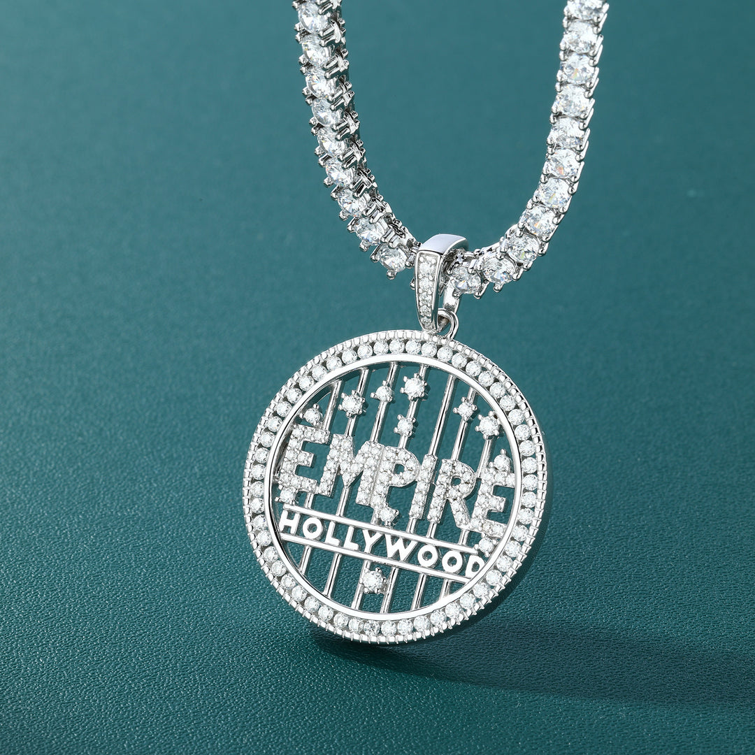 EMPIRE HOLLYWOOD Pendent - 30mm (White Gold)