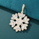 ギャラリービューアに画像を読み込み、Ice Bloom Pendant - (18K Gold)【無料ネックレス付属】