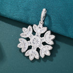 Load image into Gallery viewer, Ice Bloom Pendant - (White Gold)【無料ネックレス付属】
