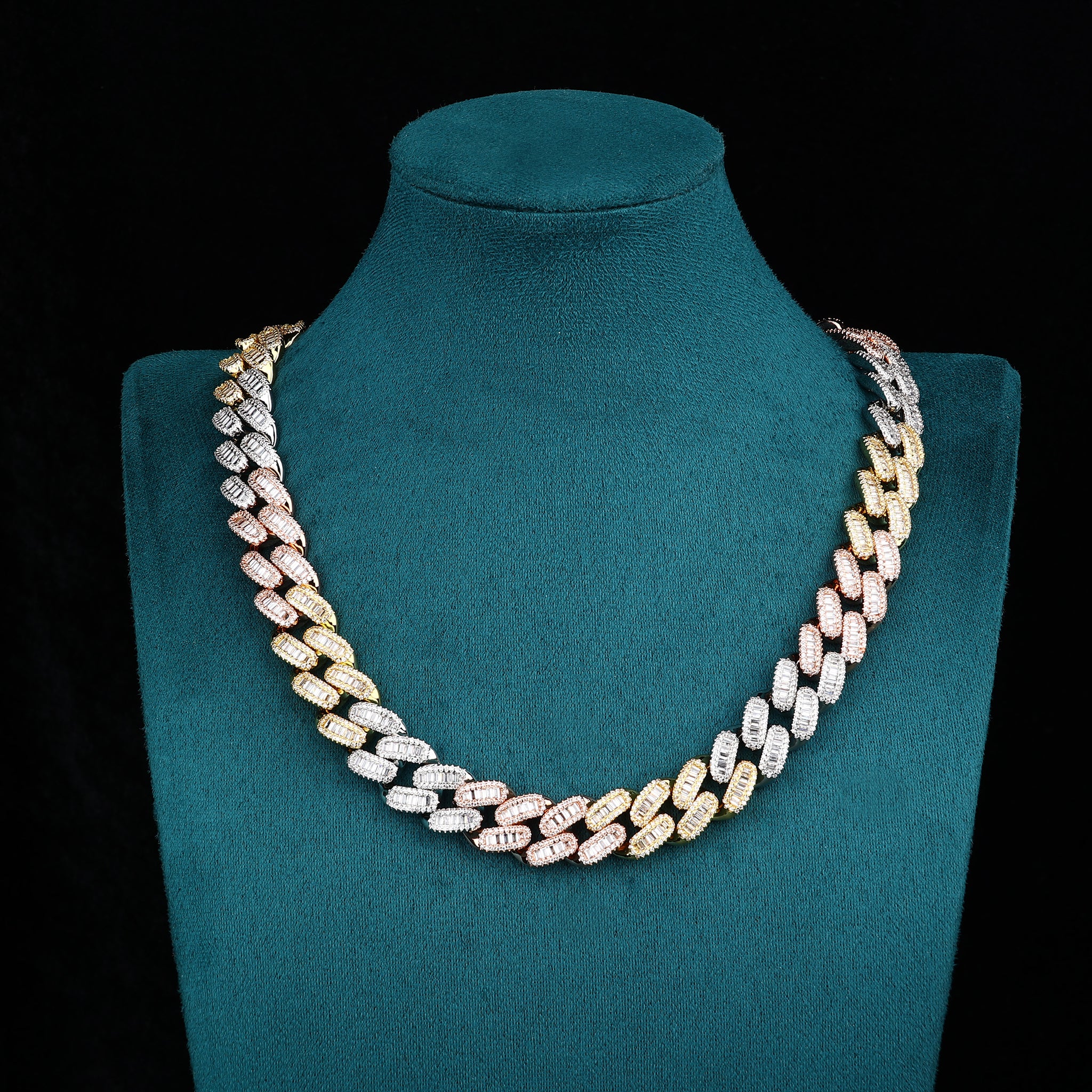 アクセサリー EMPIRE HOLLYWOOD Majesty chain Spiked Cuban Chain - 16mm (White Gold) – EMPIRE HOLLYWOOD