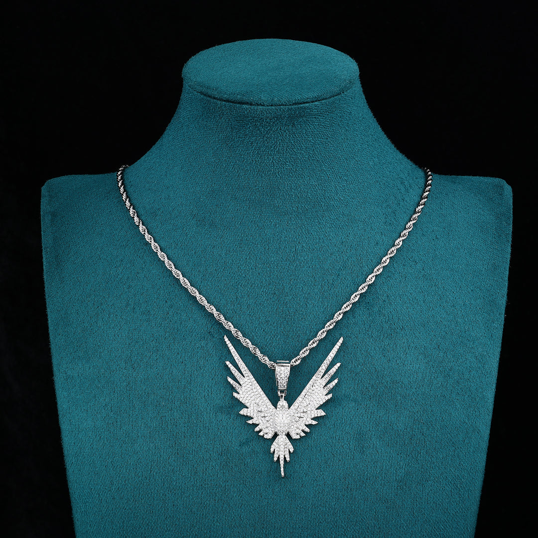 Soar High Pendant  - (White Gold)【無料ネックレス付属】