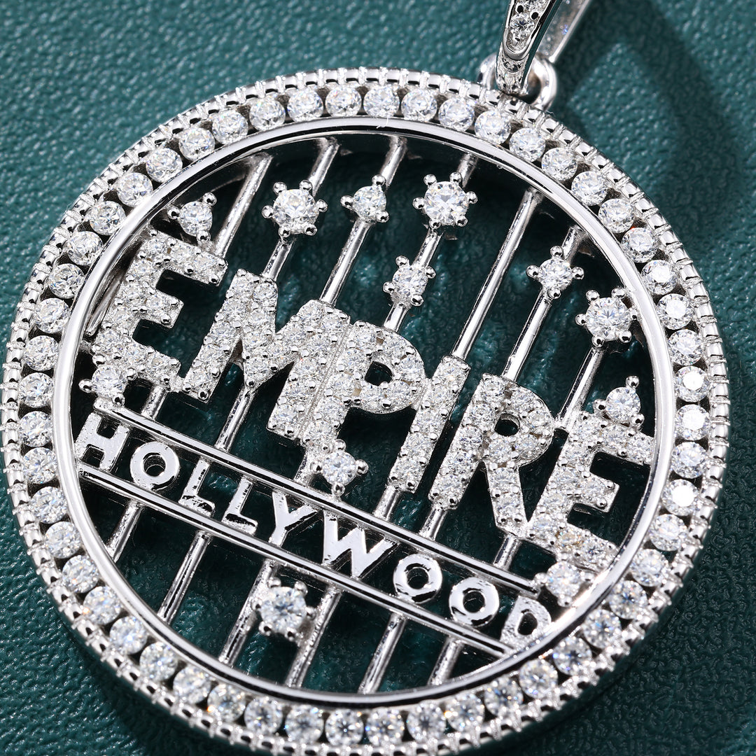 EMPIRE HOLLYWOOD Pendent - 30mm (White Gold)