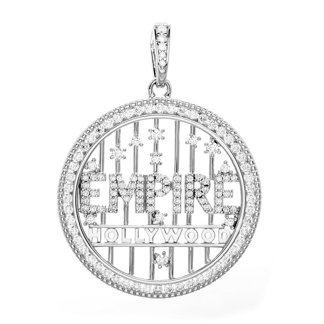 EMPIRE HOLLYWOOD Pendent - 30mm (White Gold)