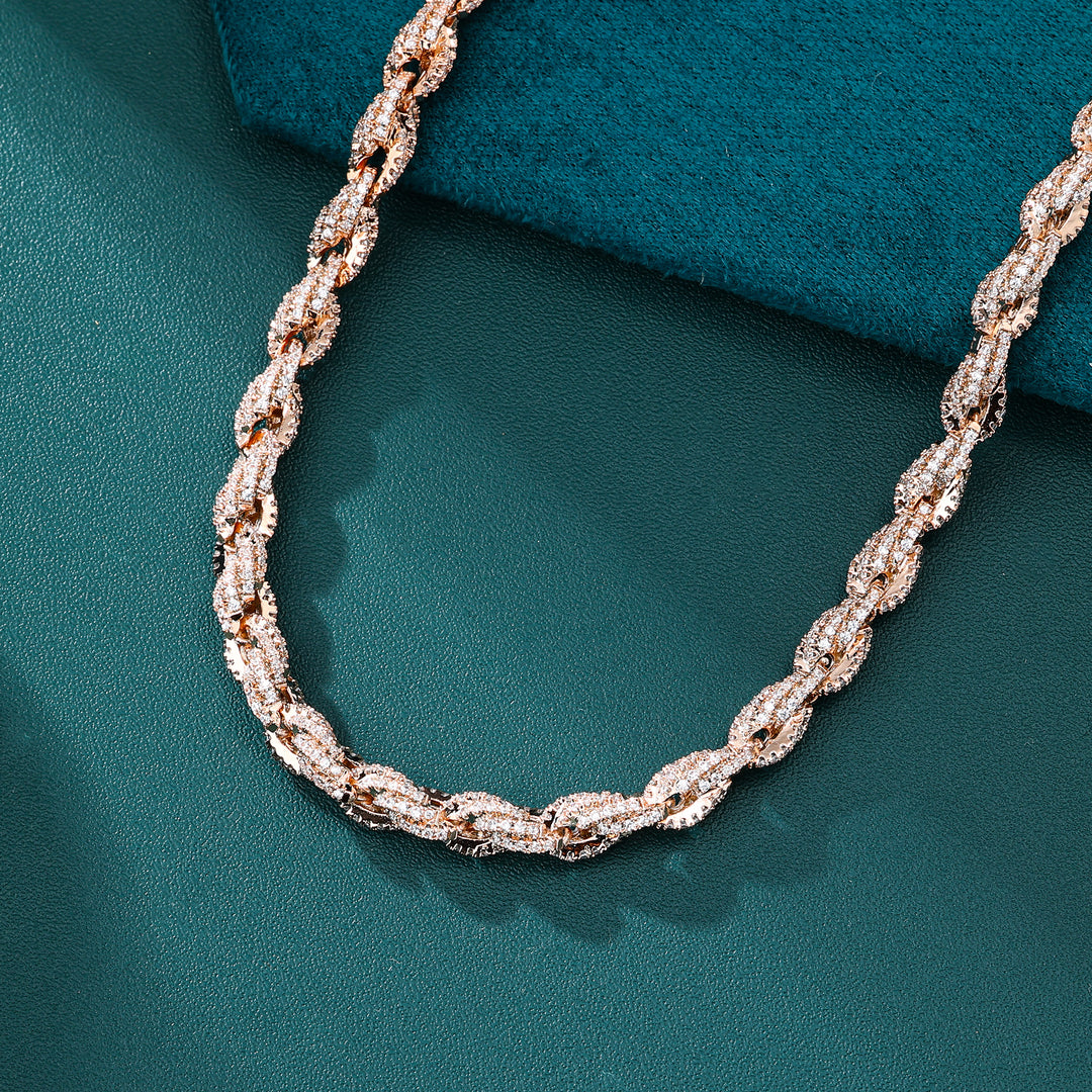 Rope chain Necklaces - 6mm (Rose Gold)