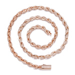 ギャラリービューアに画像を読み込み、Rope chain Necklaces - 6mm (Rose Gold)
