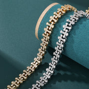 Endless Cross Bracelet - 11.5mm (White Gold)