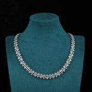 Endless Cross Necklace - 11.5mm (White Gold)