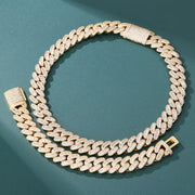 Galaxy Cuban Chain - 17mm (18K Gold)