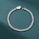 Load image into Gallery viewer, ESSENTIAL CUBAN BRACELET - 5mm (White Gold)