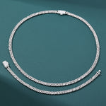 Load image into Gallery viewer, ESSENTIAL CUBAN CHAIN - 5mm (White Gold)