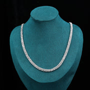 ESSENTIAL CUBAN CHAIN - 5mm (White Gold)