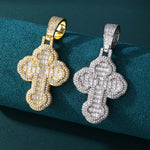 Load image into Gallery viewer, Sacred Glow Cross Pendant - (18K Gold)【無料ネックレス付属】
