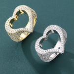 Load image into Gallery viewer, Heart&#39;s Embrace Ring - 21mm (18K Gold)
