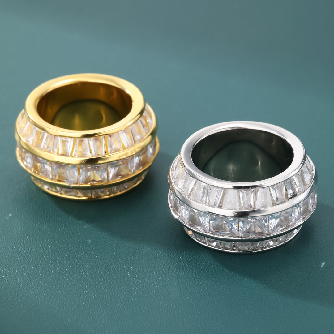 Royal Prism Band - 12mm (18K Gold)