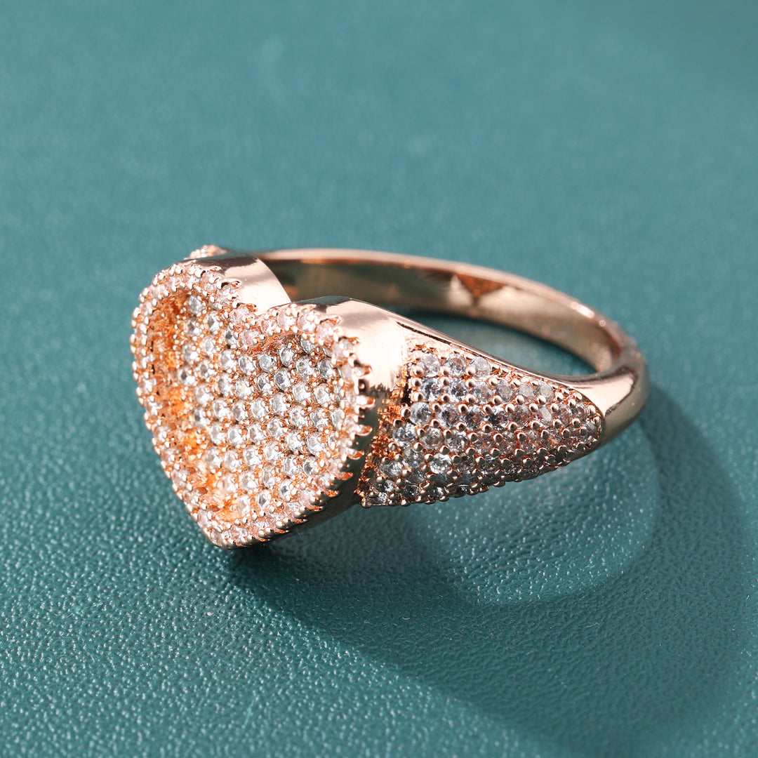 Radiant Heart Ring (Rose Gold)