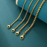 ギャラリービューアに画像を読み込み、Belcher Link Chain - 2mm〜6mm (Gold)
