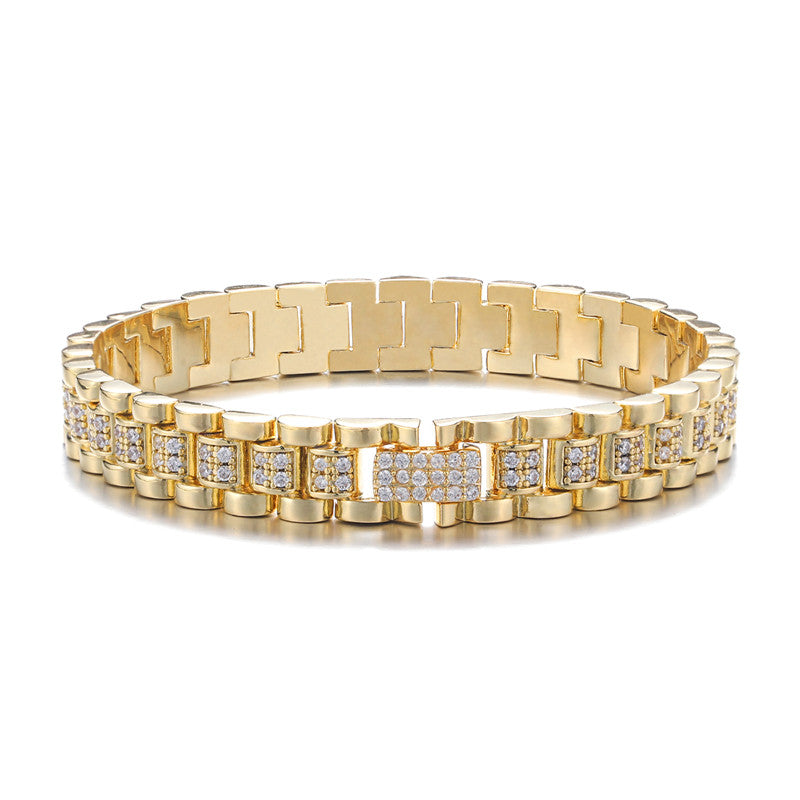 Imperial Box Bracelet - 10mm (18K Gold)