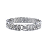 Load image into Gallery viewer, Imperial Box Bracelet - 10mm (White Gold)
