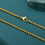 ギャラリービューアに画像を読み込み、Belcher Link Chain - 2mm〜6mm (Gold)
