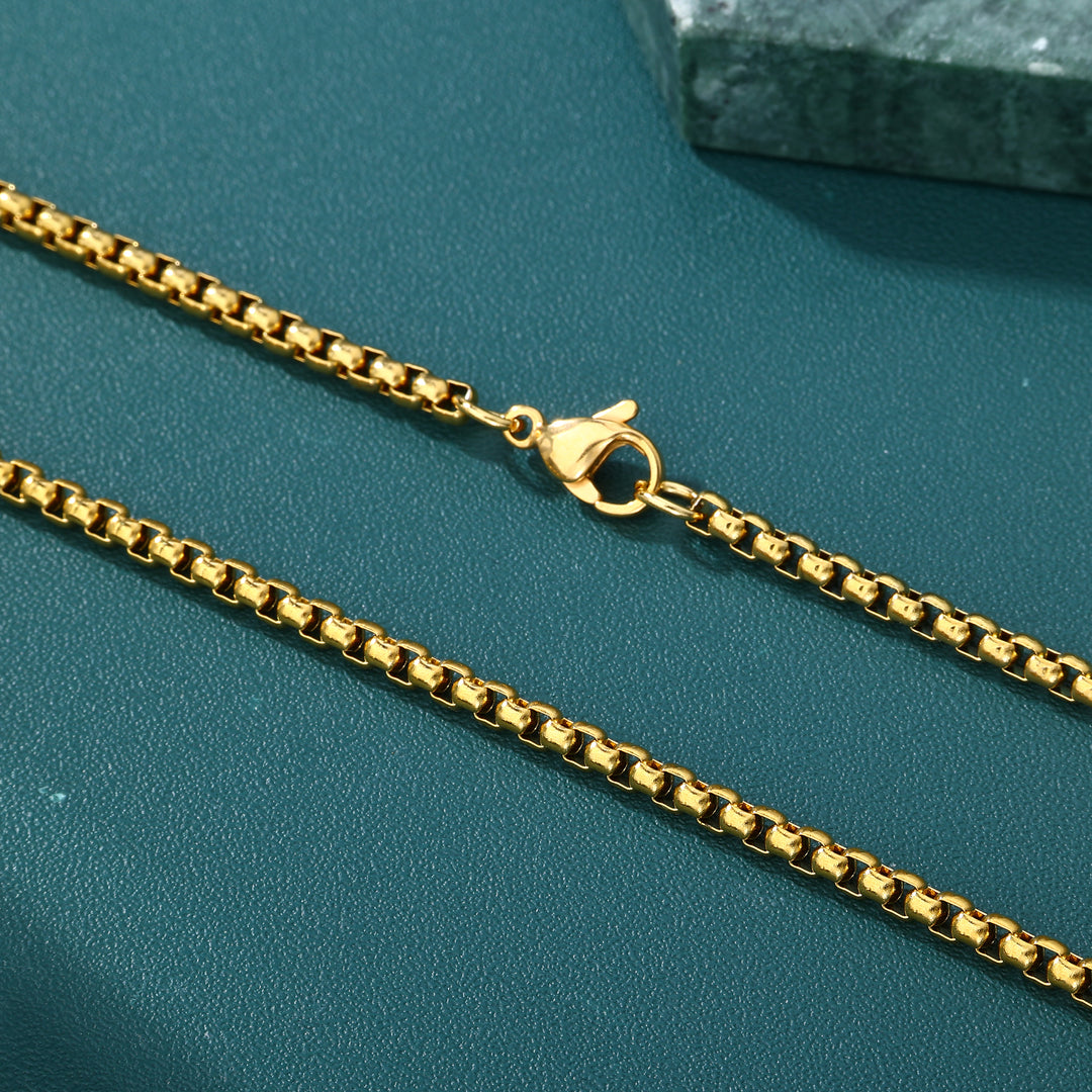 Belcher Link Chain - 2mm〜6mm (Gold)