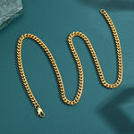 ギャラリービューアに画像を読み込み、Cuban Chain - 4mm〜8mm (Gold)
