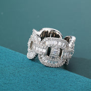 Orbit Crown Band - 16mm (White Gold)