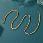 ギャラリービューアに画像を読み込み、Rope Chain - 2mm〜6mm (Gold)
