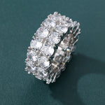 Load image into Gallery viewer, Stellar Duality Ring (White Gold)
