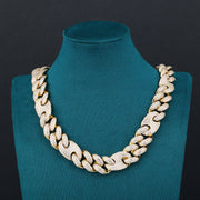 Glacier Cuban Chain - 18mm (18K Gold)