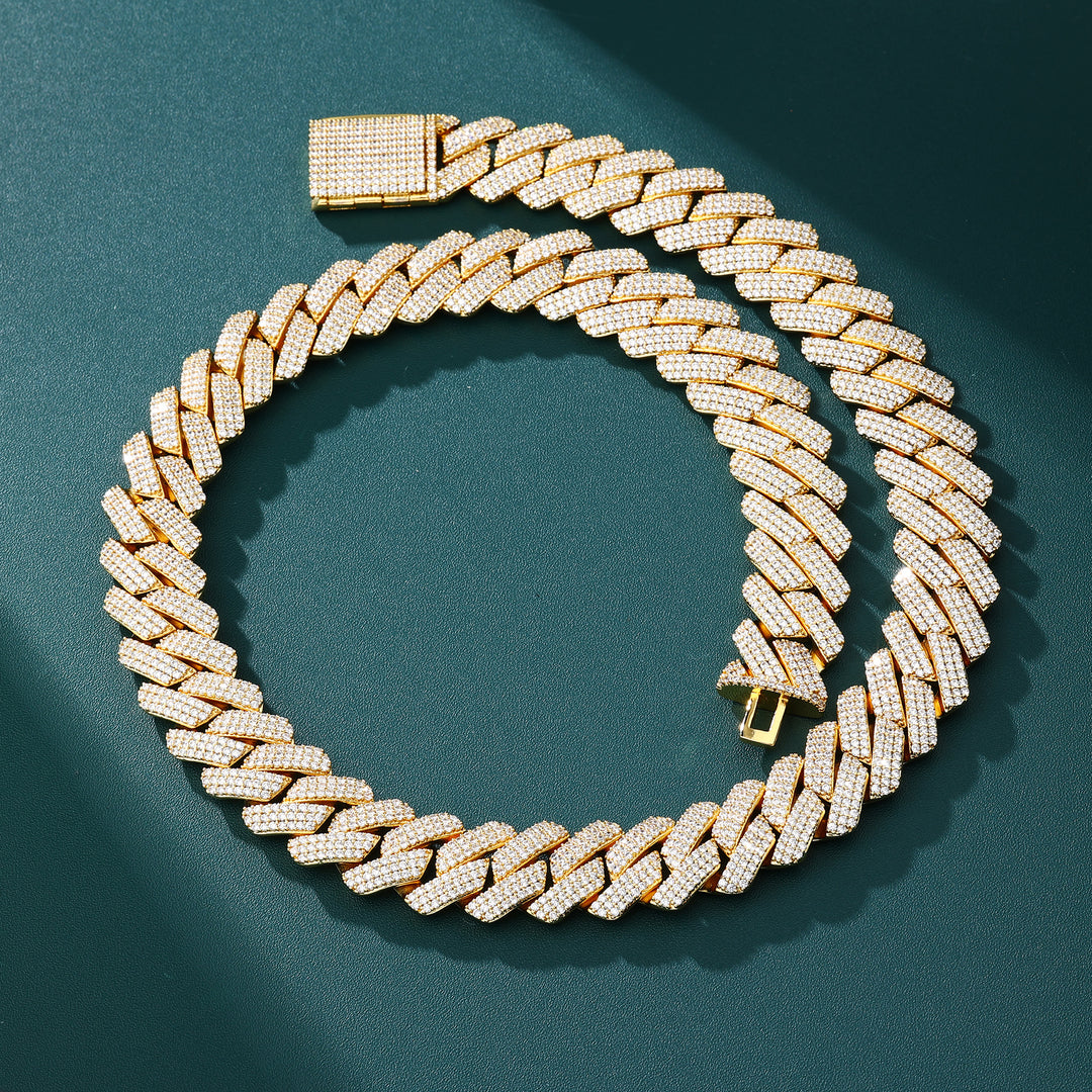 Majesty Cuban Bracelet - 19mm (18K Gold)