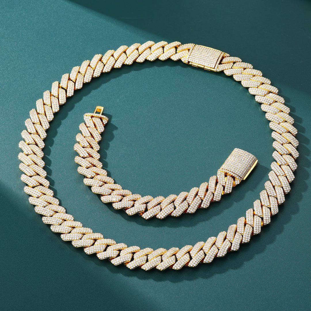 Majesty Cuban Bracelet - 19mm (18K Gold)