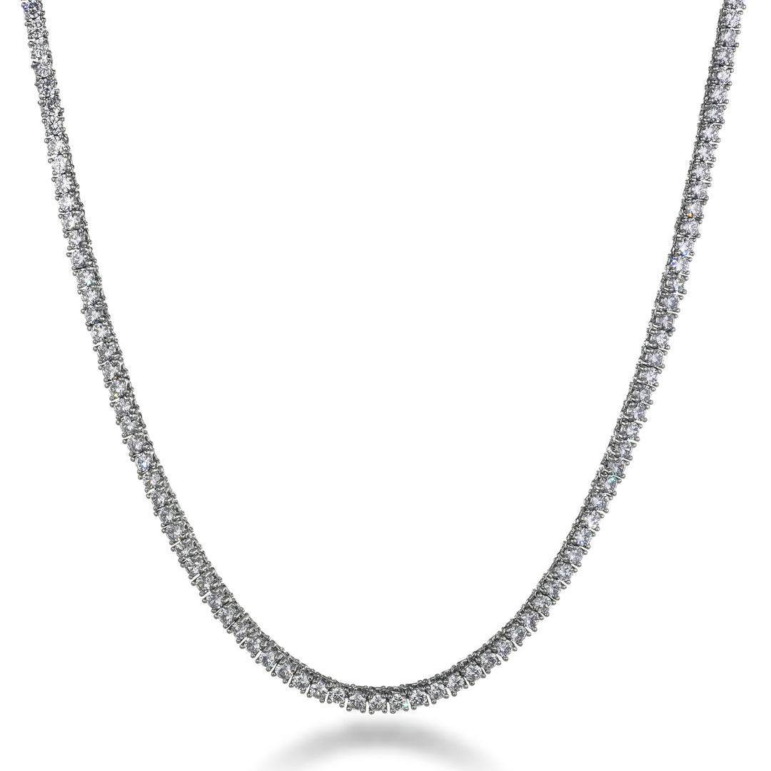 3mm Tennis Chain (White Gold)