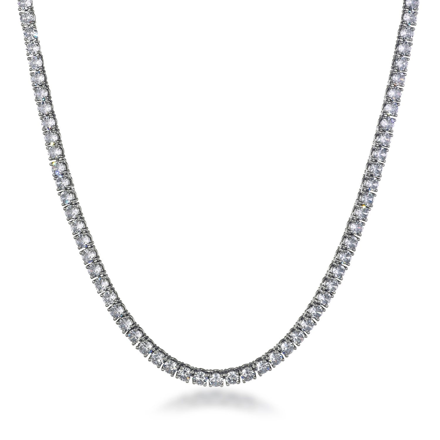 Tennis Chain - 4mm (White Gold) – EMPIRE HOLLYWOOD