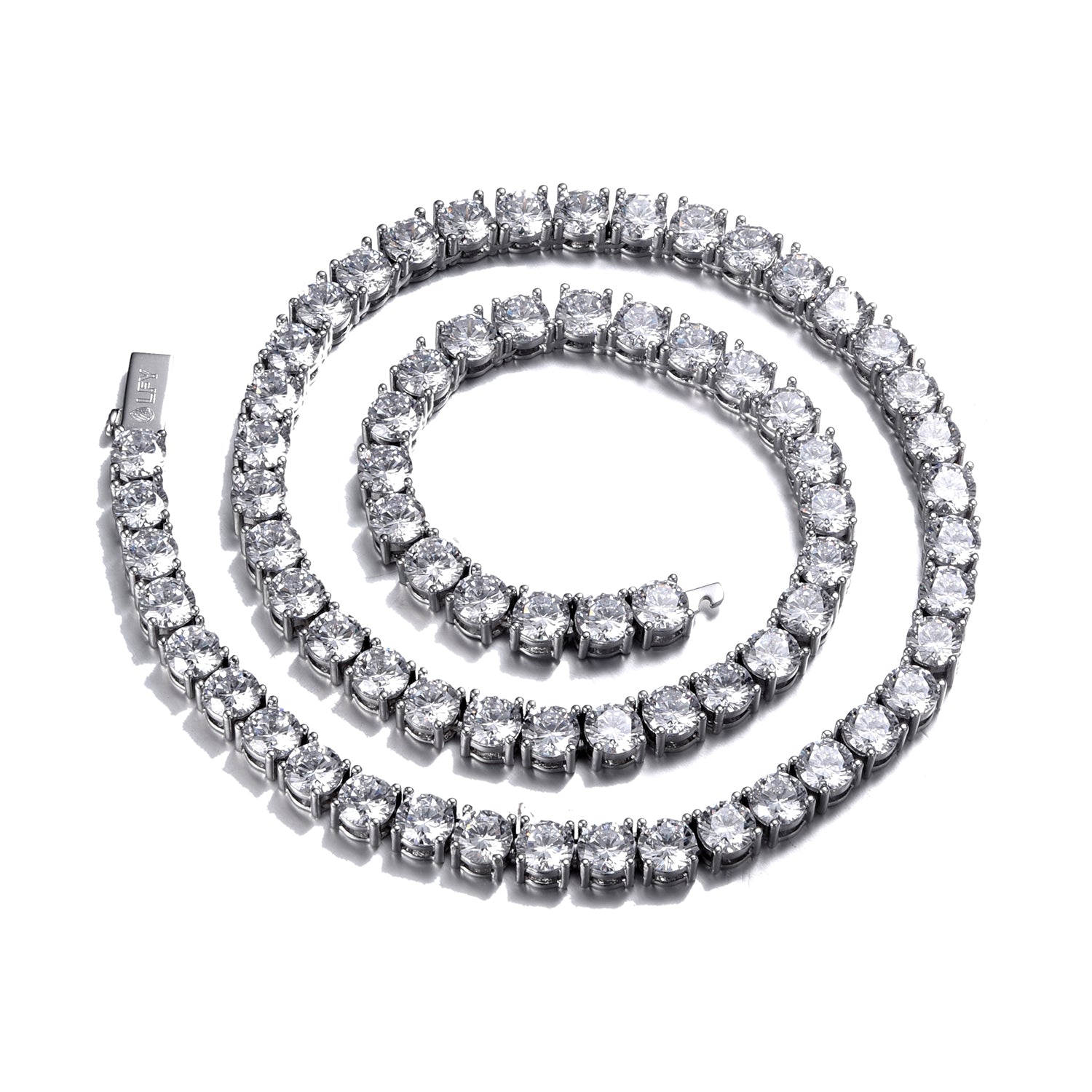 Tennis Chain - 5mm (White Gold) – EMPIRE HOLLYWOOD