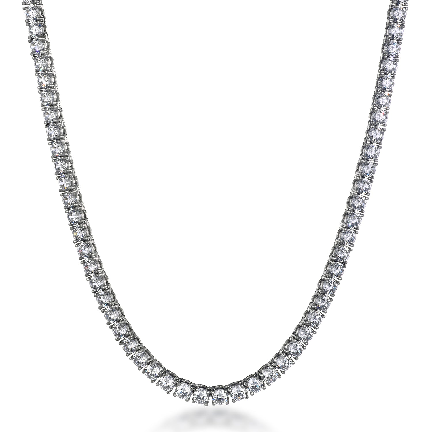 Tennis Chain - 5mm (White Gold) – EMPIRE HOLLYWOOD