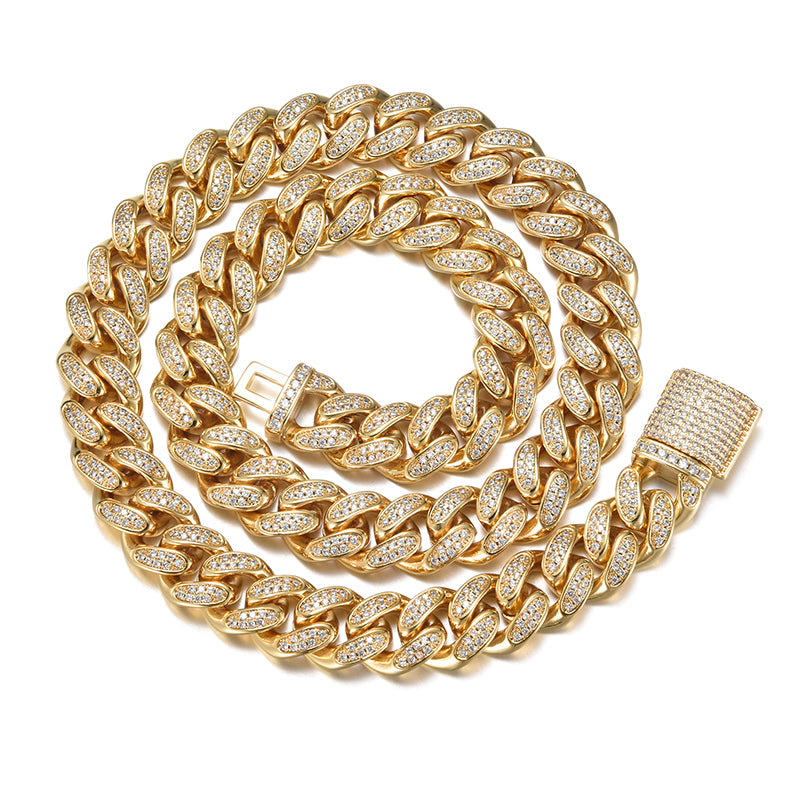 Cuban Chain - 12mm (18K Gold)