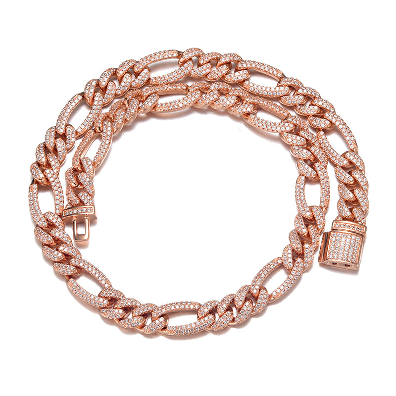 Figaro Chain - 10mm (Rose Gold)