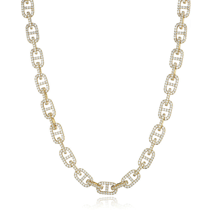 Gucci Cuban Link Chain - 11mm (18K Gold)