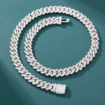 Load image into Gallery viewer, Noble Ice Cuban Chain -10mm (White Gold)
