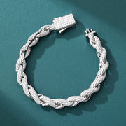 ラッパーネックレスとして人気のRope Chain Bracelet。HipHopネックレスやヒップホップブレスレットとしても愛されるデザインが特徴のジュエリー。