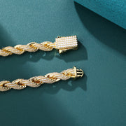 ラッパーネックレスとして人気のRope Chain Bracelet。HipHopネックレスやヒップホップブレスレットとしても愛されるデザインが特徴のジュエリー。