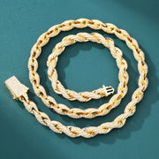 ラッパーネックレスとして人気のRope Chain Necklace。HipHopネックレスやヒップホップネックレスとしても愛されるデザインが特徴のジュエリー。