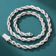 ラッパーネックレスとして人気のRope Chain Necklace。HipHopネックレスやヒップホップネックレスとしても愛されるデザインが特徴のジュエリー。