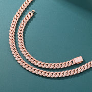 Sleek Cuban Chain - 10mm (Rose Gold)