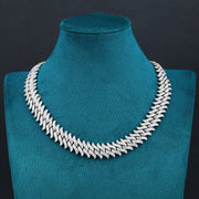 ラッパーネックレスとして人気のSpiked Cuban Chain Necklace。HipHopスタイルに最適なスパイクデザインと18Kゴールドが輝く高級感あるネックレス。