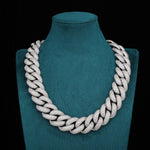 Load image into Gallery viewer, THE EMPEROR CUBAN - 25mm (White Gold)
