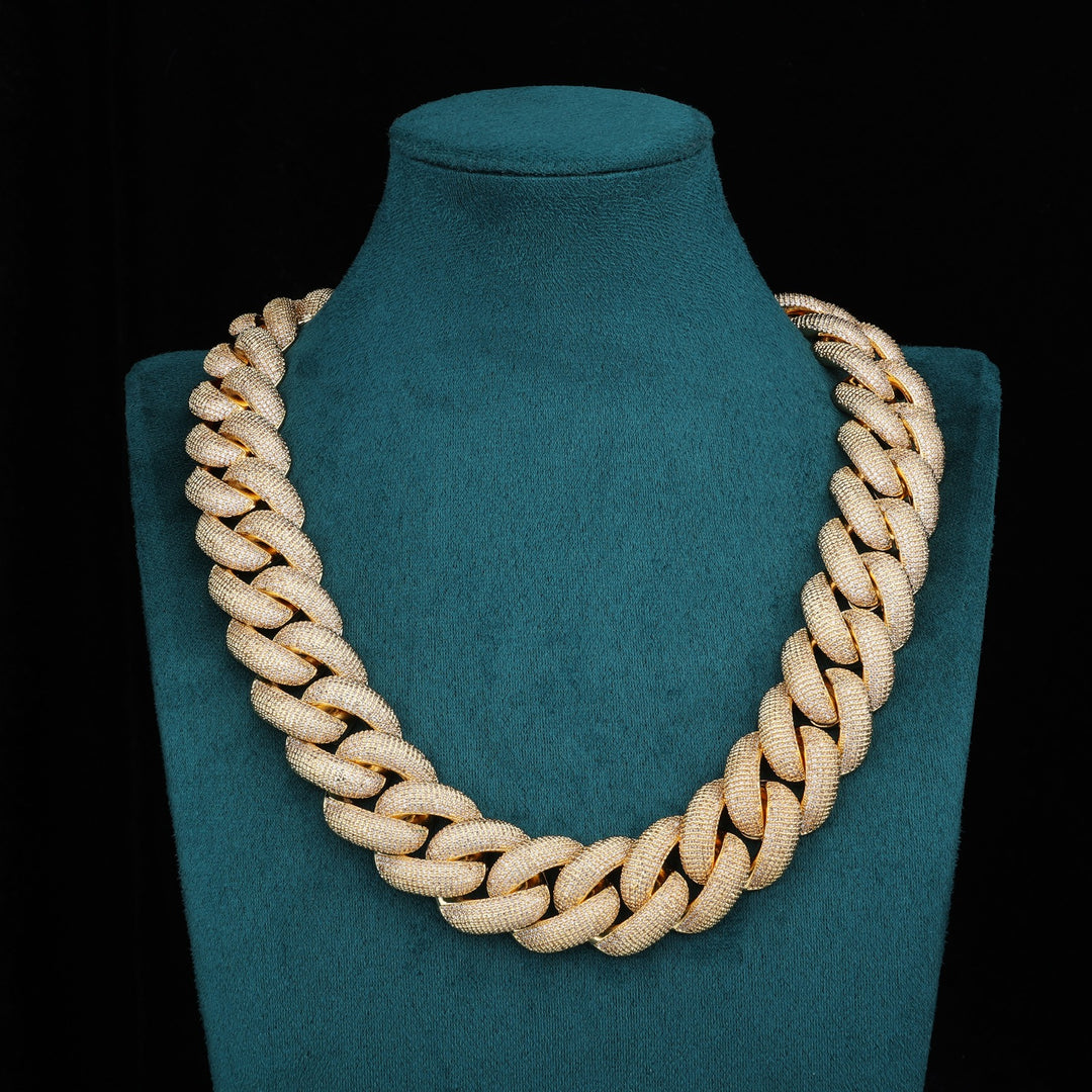 THE EMPEROR CUBAN - 25mm (18K Gold Plated)